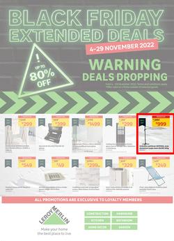 Leroy Merlin : Black Friday Extended Deals (04 November - 29 November 2022), page 1