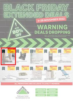 Leroy Merlin : Black Friday Extended Deals (04 November - 29 November 2022), page 1