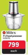 Milex 7Ltr Food Proceser 435676-Each