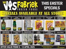 Die Visfabriek : Specials (09 April - 13 April 2025)
