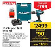 Makita 18V Impact Drill With Kit