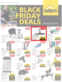 Builders : Black Friday Deals (1 November - 8 November 2021), page 1