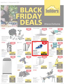 Builders : Black Friday Deals (1 November - 8 November 2021), page 1