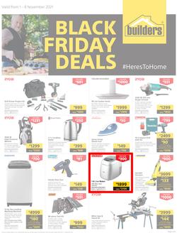 Builders : Black Friday Deals (1 November - 8 November 2021), page 1