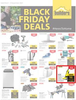 Builders : Black Friday Deals (1 November - 8 November 2021), page 1