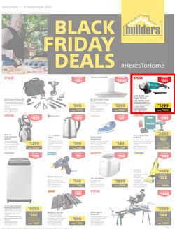 Builders : Black Friday Deals (1 November - 8 November 2021), page 1