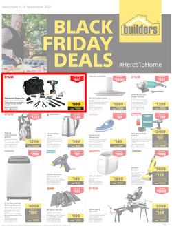 Builders : Black Friday Deals (1 November - 8 November 2021), page 1