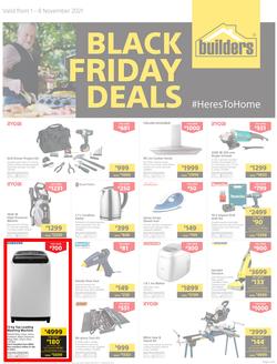 Builders : Black Friday Deals (1 November - 8 November 2021), page 1