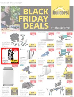 Builders : Black Friday Deals (1 November - 8 November 2021), page 1