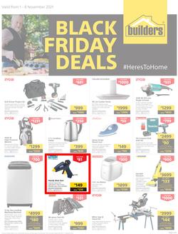 Builders : Black Friday Deals (1 November - 8 November 2021), page 1