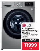 LG 10.5Kg Front Loader Washing Machine F4V5RYP2T