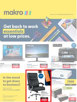 Makro : Get Back To Work Essentials At Low Prices (07 January - 03 February 2024), page 1