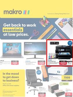 Makro : Get Back To Work Essentials At Low Prices (07 January - 03 February 2024), page 1