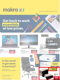 Makro : Get Back To Work Essentials At Low Prices (07 January - 03 February 2024), page 1
