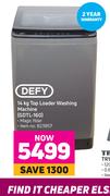 Defy 14Kg Top Loader Washing Machine GDTL-160
