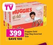 Huggies Gold Giga Bag Assorted Size-Each
