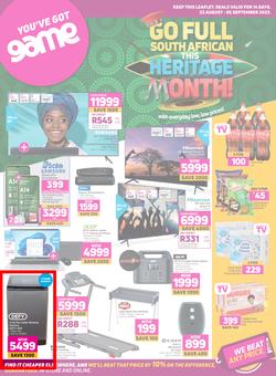 Game : Heritage Month (23 August - 05 September 2023), page 1