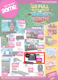 Game : Heritage Month (23 August - 05 September 2023), page 1