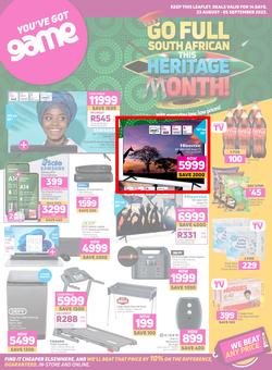 Game : Heritage Month (23 August - 05 September 2023), page 1