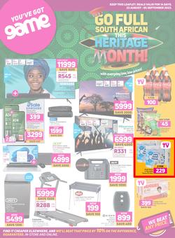 Game : Heritage Month (23 August - 05 September 2023), page 1