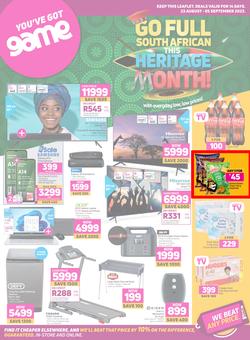 Game : Heritage Month (23 August - 05 September 2023), page 1