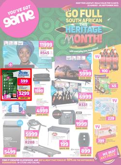 Game : Heritage Month (23 August - 05 September 2023), page 1