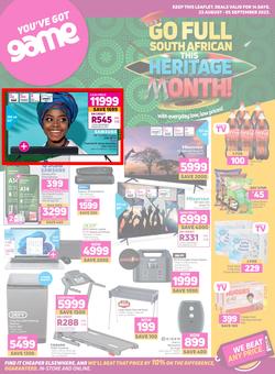 Game : Heritage Month (23 August - 05 September 2023), page 1