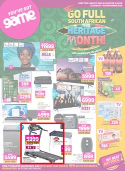 Game : Heritage Month (23 August - 05 September 2023), page 1