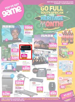 Game : Heritage Month (23 August - 05 September 2023), page 1