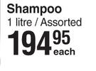 Pantene Shampoo Assorted-1L Each
