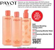 Payot Nue Radiance Boosting Toning Lotion Or Cleansing Micellar Water-400ml Each