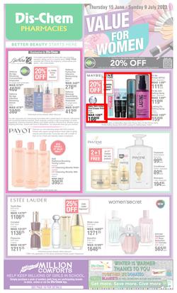 Dis-Chem : Value For Women (15 June - 09 July 2023), page 1