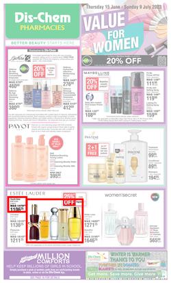 Dis-Chem : Value For Women (15 June - 09 July 2023), page 1