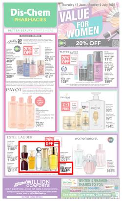 Dis-Chem : Value For Women (15 June - 09 July 2023), page 1