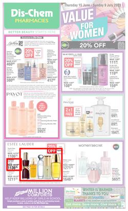 Dis-Chem : Value For Women (15 June - 09 July 2023), page 1
