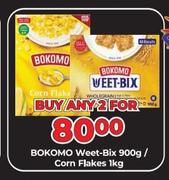Bokomo Weet-Bix 900g /Corn Flakes 1Kg-For Any 2