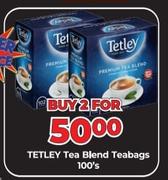 Tetley Tea Blend Teabags-For 2 x 100's Pack