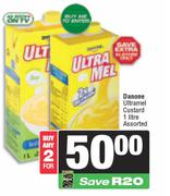 Danone Ultramel Custard Assorted-For 2 x 1L