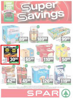 SPAR & SUPERSPAR KwaZulu-Natal (Town) : Super Savings (23 March - 07 April 2026), page 1