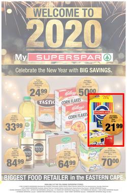 SUPER SPAR Eastern Cape : Welcome To 2020 (27 Dec 2019 - 5 Jan 2020), page 1