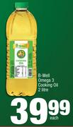 B-Well Omega 3 Cooking Oil-2Ltr Each
