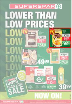 SUPERSPAR COUNTRY EASTERN CAPE : Lower Than Low Prices (23 February - 7 March 2021), page 1