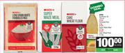 Spar Sunflower Oil 750ml+Parboiled Rice 2Kg+Super Maize Meal 2.5Kg+Cake Wheat Flour 2.5Kg-For All