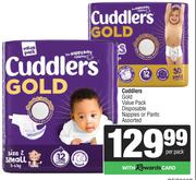 Cuddlers Gold Value Pack Disposable Nappies Or Pants Assorted-Per Pack