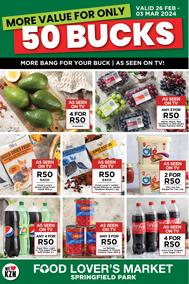 Food Lover's Market Springfield Park : More Value For Only 50 Bucks (26 February - 03 March 2024)
