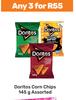 Doritos Corn Chips Assorted-For Any 3 x 145g