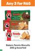 Bakers Tennis Biscuits Assorted-For Any 3 x 200g    