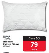 Urban Standard Quilted Pillow