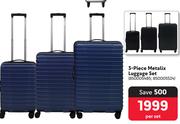 3-Piece Metalix Luggage Set-Per Set