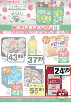 SUPERSPAR EASTERN CAPE : Here For You (25 August - 6 September 2020), page 1